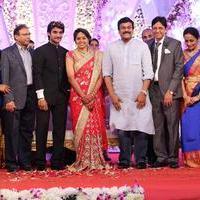 Aadi and Aruna Wedding Reception Stills