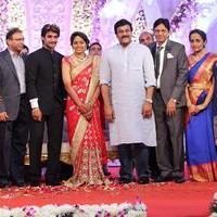 Aadi and Aruna Wedding Reception Stills