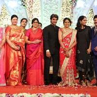 Aadi and Aruna Wedding Reception Stills