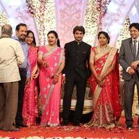 Aadi and Aruna Wedding Reception Stills