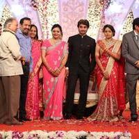 Aadi and Aruna Wedding Reception Stills