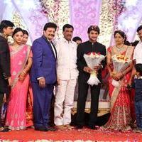 Aadi and Aruna Wedding Reception Stills