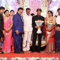 Aadi and Aruna Wedding Reception Stills