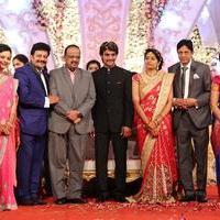 Aadi and Aruna Wedding Reception Stills