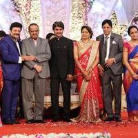 Aadi and Aruna Wedding Reception Stills