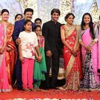 Aadi and Aruna Wedding Reception Stills