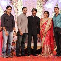 Aadi and Aruna Wedding Reception Stills