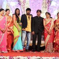 Aadi and Aruna Wedding Reception Stills