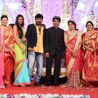 Aadi and Aruna Wedding Reception Stills