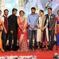 Aadi and Aruna Wedding Reception Stills