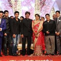 Aadi and Aruna Wedding Reception Stills