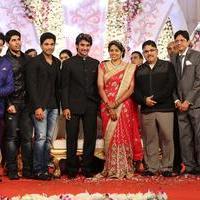 Aadi and Aruna Wedding Reception Stills