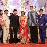 Aadi and Aruna Wedding Reception Stills