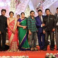 Aadi and Aruna Wedding Reception Stills