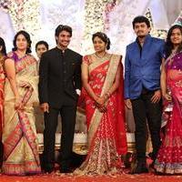 Aadi and Aruna Wedding Reception Stills