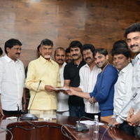 TCA and Sri Mitra donate Cheque to CM Photos | Picture 910918