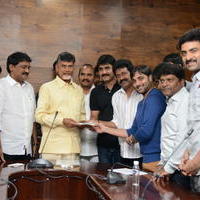 TCA and Sri Mitra donate Cheque to CM Photos | Picture 910919