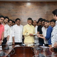 TCA and Sri Mitra donate Cheque to CM Photos | Picture 910923