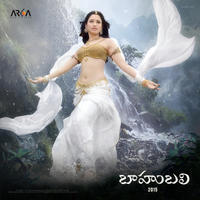 Tamannah as Avantika in Baahubali Movie Posters