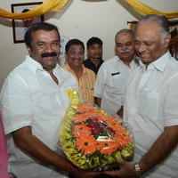 Tollywood Celebrities Meet Telugu Cinematography Minister Talasani Srinivas Yadav Stills | Picture 921865