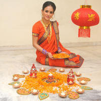 Miss Uttarakhand Shweta Khanduri Celebrates Diwali Photos