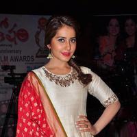 Rashi Khanna at Santosham Awards Curtain Raiser Press Meet Photos | Picture 1086453