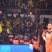 Chiranjeevi and Abhishek Bachchan at PRO Kabaddi Match Photos | Picture 1091365