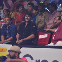 Chiranjeevi and Abhishek Bachchan at PRO Kabaddi Match Photos