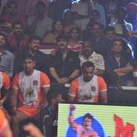 Chiranjeevi and Abhishek Bachchan at PRO Kabaddi Match Photos | Picture 1091388