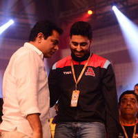 Chiranjeevi and Abhishek Bachchan at PRO Kabaddi Match Photos | Picture 1091406