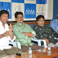 Maa Press Meet for Chennai Floods Stills