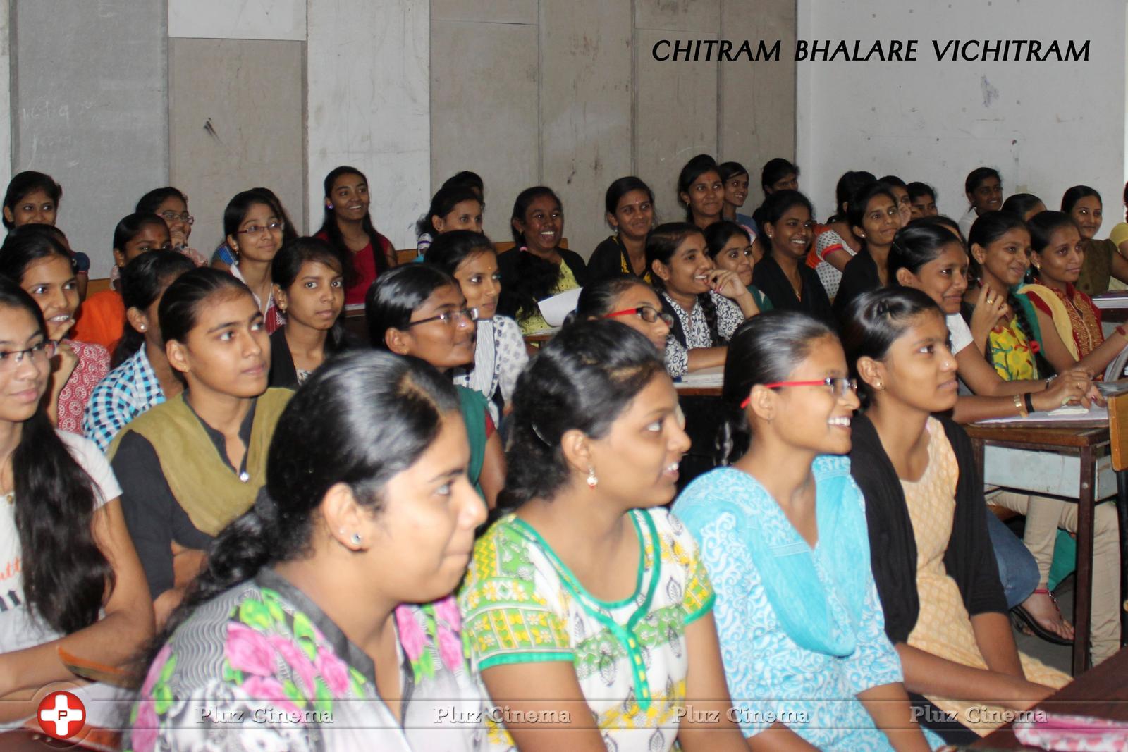 Chitram Bhalare Vichitram Movie Chitram Bhalare Vichitram Promotions at College Photos | Picture 1190480