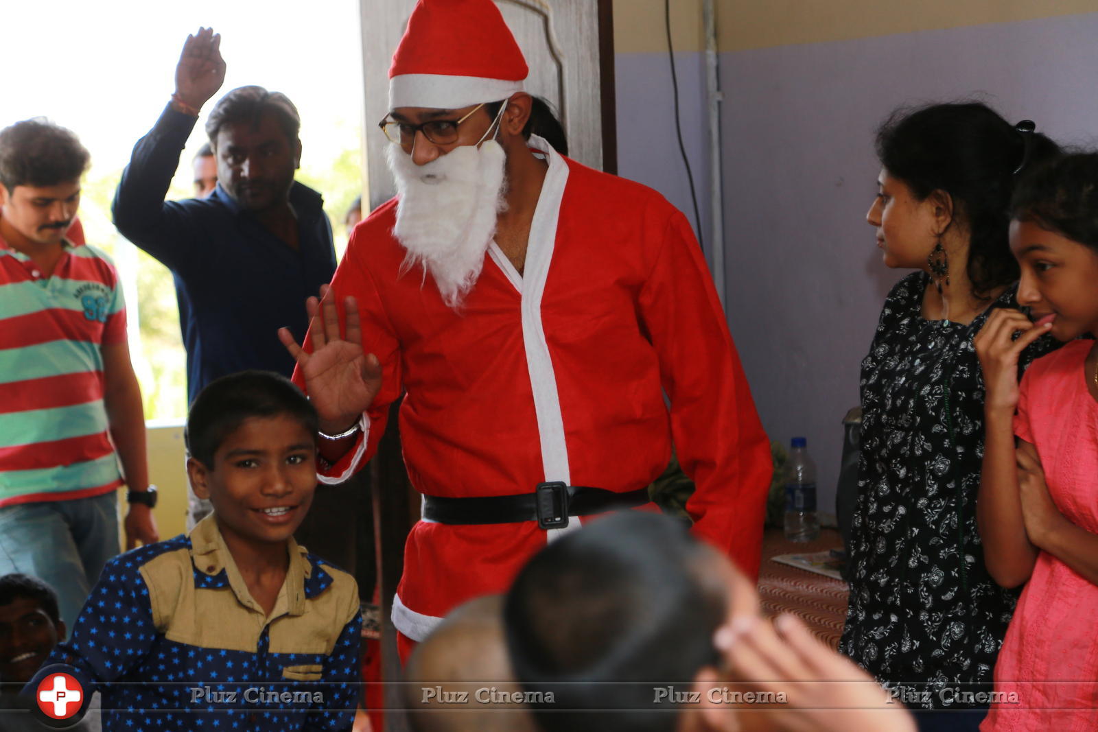 Varun Sandesh and Vithika Sheru Christmas celebrations at Desire society with HIV affected children Photos | Picture 1190092