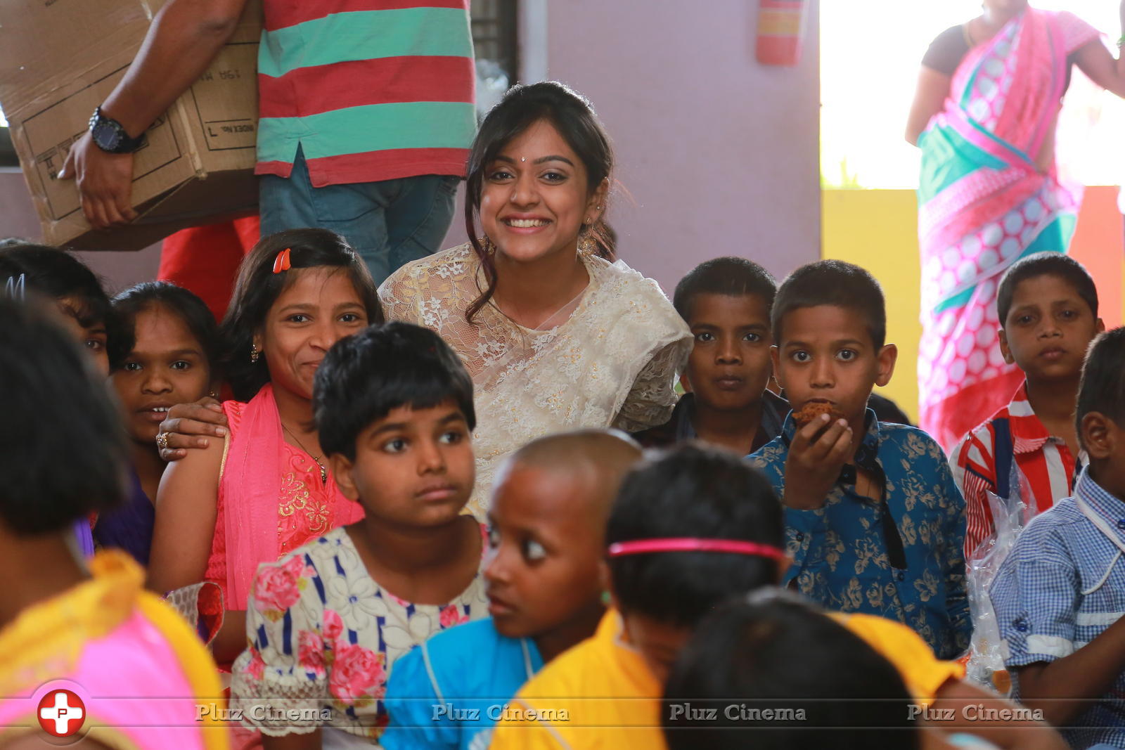 Varun Sandesh and Vithika Sheru Christmas celebrations at Desire society with HIV affected children Photos | Picture 1190101