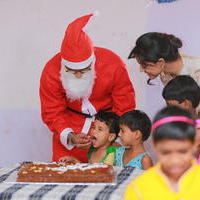 Varun Sandesh and Vithika Sheru Christmas celebrations at Desire society with HIV affected children Photos | Picture 1190113