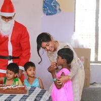 Varun Sandesh and Vithika Sheru Christmas celebrations at Desire society with HIV affected children Photos | Picture 1190114