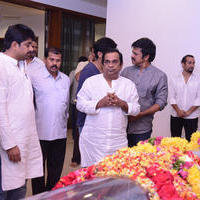 Brahmanandam - Celebs Condolences to D Ramanaidu Stills