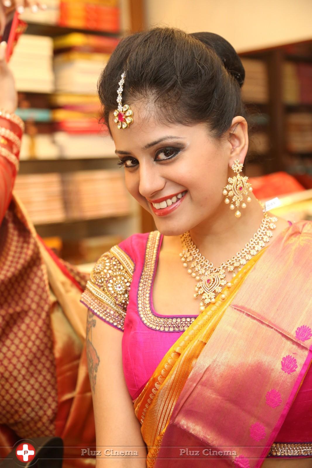 Anukriti Sharma at Kalanikethan New Wedding Collection Launch Photos | Picture 976703