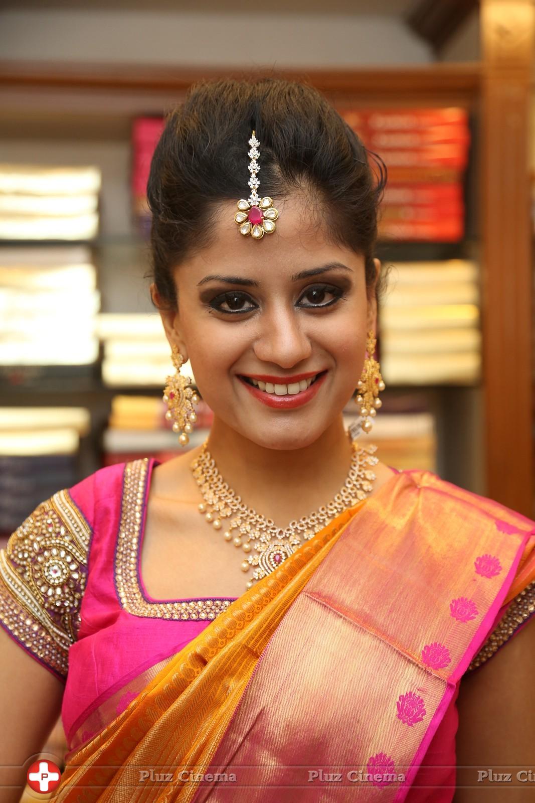 Anukriti Sharma at Kalanikethan New Wedding Collection Launch Photos | Picture 976709