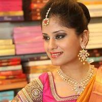 Anukriti Sharma at Kalanikethan New Wedding Collection Launch Photos