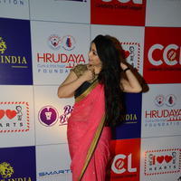 Charmi Kaur at 100 Hearts Red Carpet by CCL Stills | Picture 951065