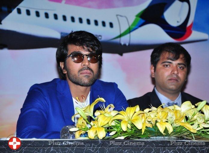 Ram Charan Teja - Rama Charan at Trujet Airlines Launch Press Meet Stills | Picture 1059565