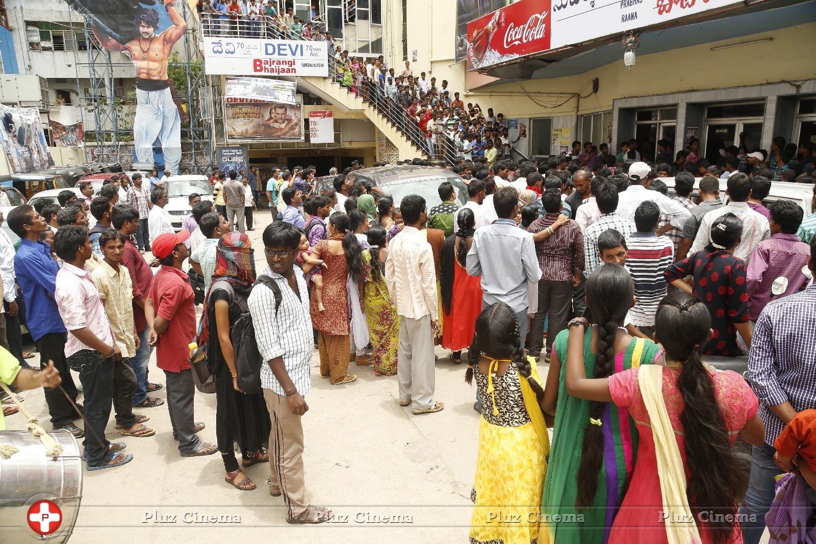 Prabhas Watches Baahubali at Sudarshan Theatre Stills | Picture 1070447