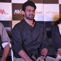 Prabha (Actors) - Baahubali Movie Trailer Launch Stills