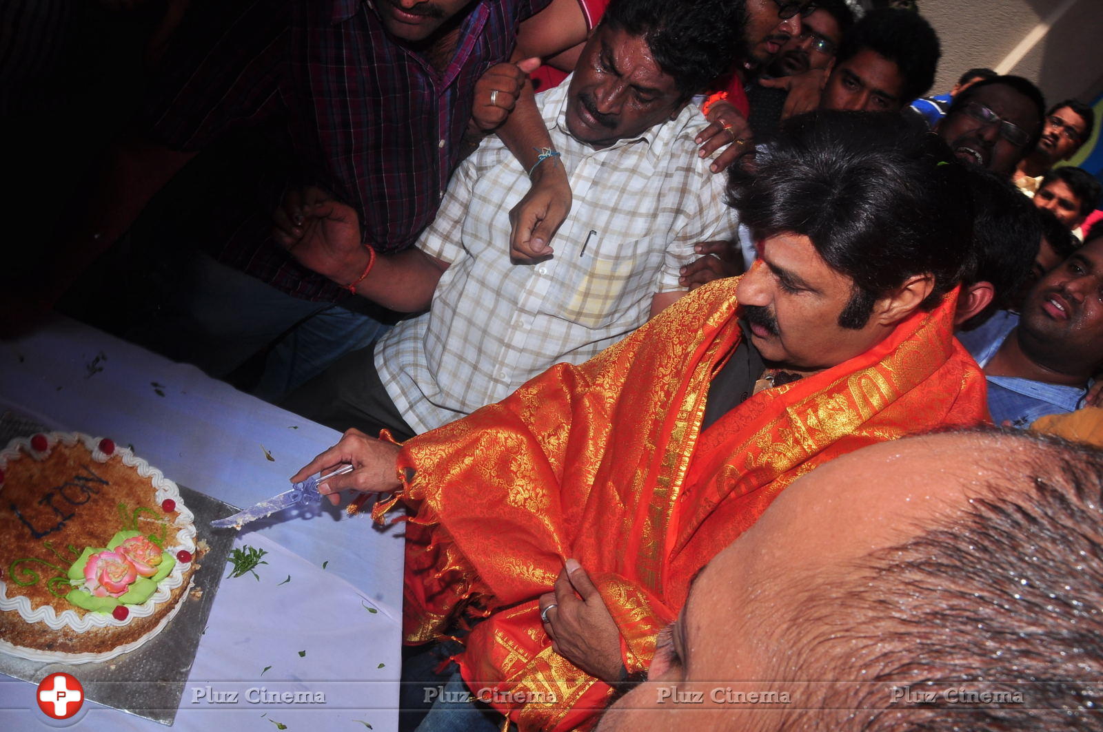 Nandamuri Balakrishna - Balakrishna watches Lion Movie at Bramaramba Theatre Stills | Picture 1031762