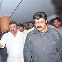 Nandamuri Balakrishna - Balakrishna watches Lion Movie at Bramaramba Theatre Stills | Picture 1031744