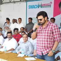 Venkatesh - Telugu Film Industry Swachh Bharat Campaign Photos | Picture 1033195