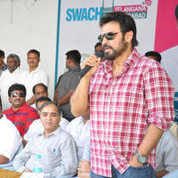 Venkatesh - Telugu Film Industry Swachh Bharat Campaign Photos | Picture 1033197