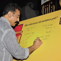 Kamal Haasan - Celebs at South India IIFA UTSAVAM Press Meet Stills
