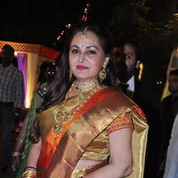 Jayaprada - Celebs at Jaya Prada Son Siddharth Wedding Reception Stills
